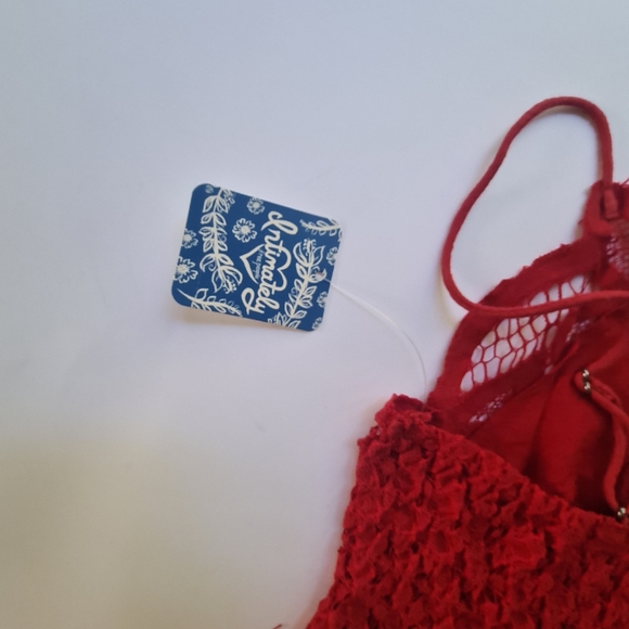 Free People Adella Womens Cami in Red - Picture 9 of 11